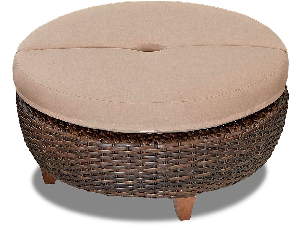 Klaussner® Outdoor Sycamore Round Ottoman