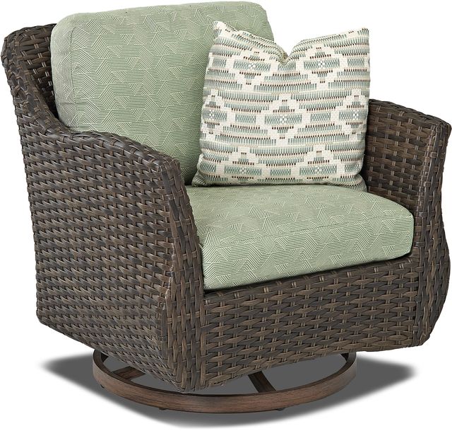 Klaussner® Outdoor Sycamore Swivel Glider Chair-1