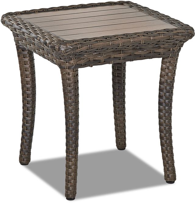 Klaussner® Outdoor Sycamore Square End Table-1