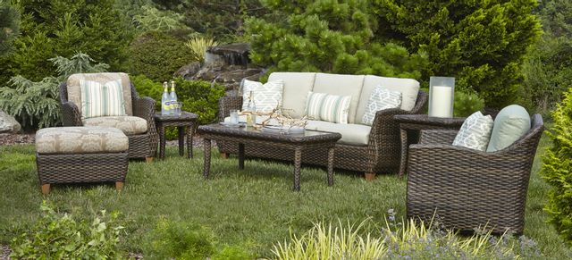 Klaussner® Outdoor Sycamore Square End Table-2