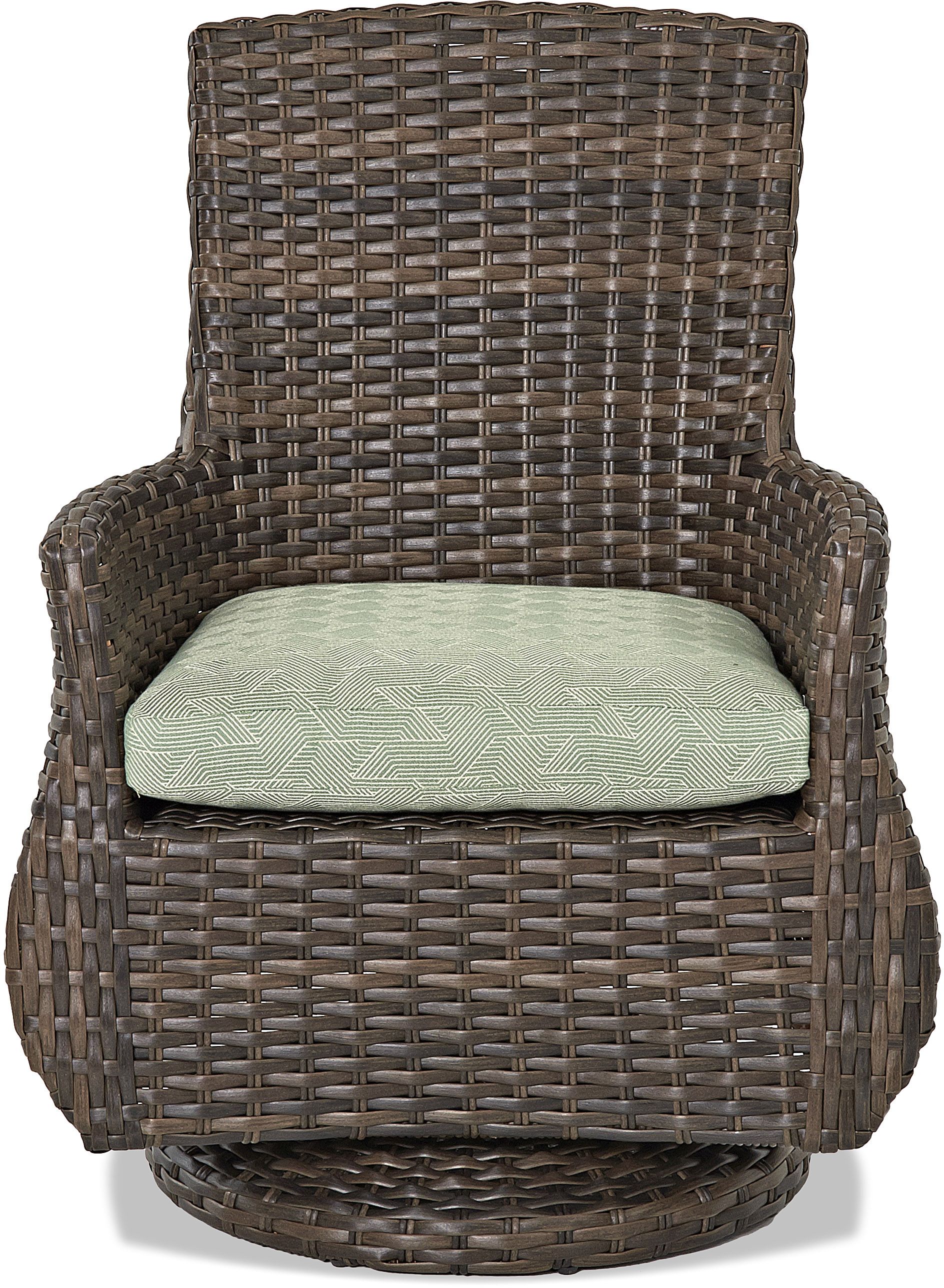 Klaussner® Outdoor Sycamore Swivel Rock Dining Chair