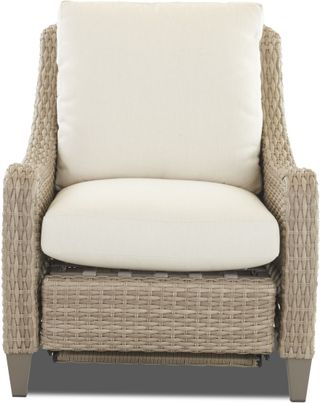 Klaussner® Outdoor Mesa Seacoast High Leg Reclining Chair