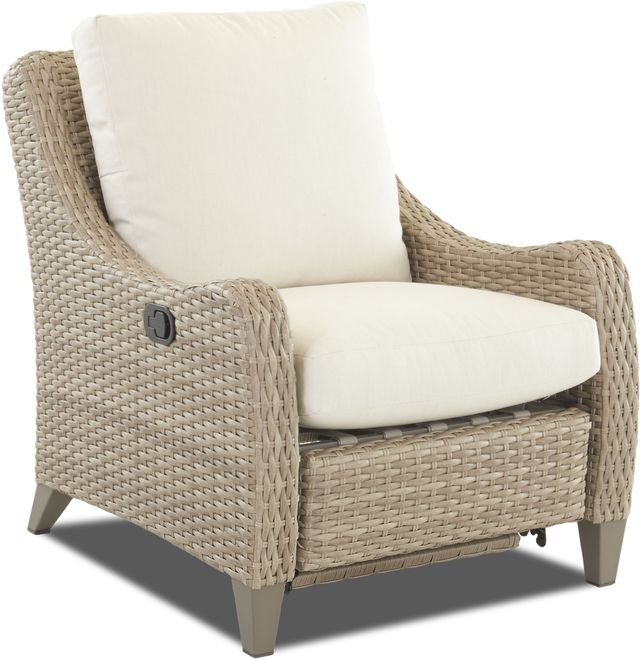 Klaussner® Mesa Seacoast Outdoor High Leg Reclining Chair-1