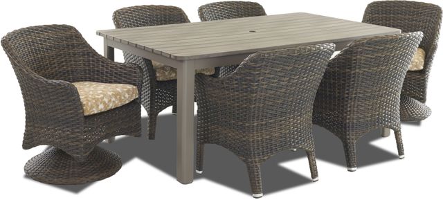 Klaussner® Outdoor Mesa Canyon Rectangular Dining Table-2