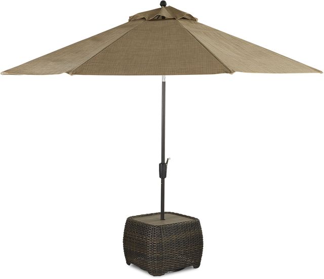 Klaussner® Mesa Canyon Outdoor Rectangular Umbrella End Table-3