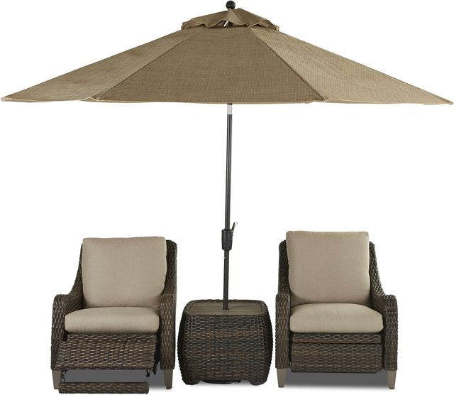 Klaussner® Outdoor Mesa Canyon Rectangular Umbrella End Table-4