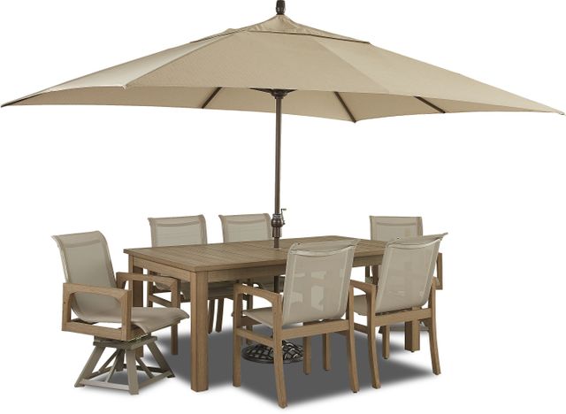 Klaussner® Outdoor Delray Dune Sling Dining Chair 2