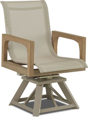 Klaussner® Delray Outdoor Swivel Rocker Dining Chair