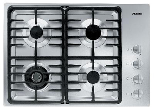 Miele 30" Stainless Steel Gas Cooktop-KM3465G