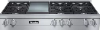 Miele 48" Gas Cooktop-Stainless Steel