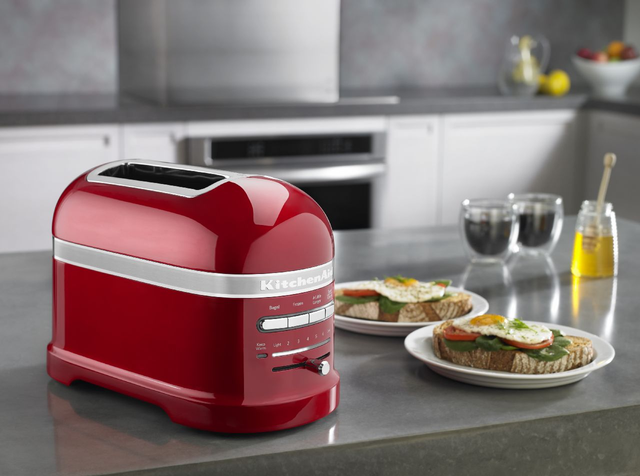 KitchenAid® Pro Line® Series Candy Apple Red Toaster 5