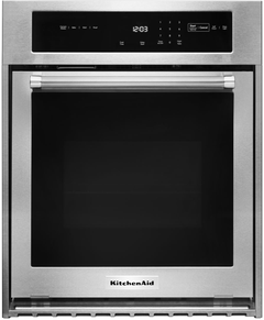 KitchenAid® 24" Stainless Steel Electric Built In Single Oven-KOSC504ESS