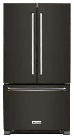 KitchenAid® 22.0 Cu. Ft.Black Stainless Steel Counter Depth French Door Refrigerator