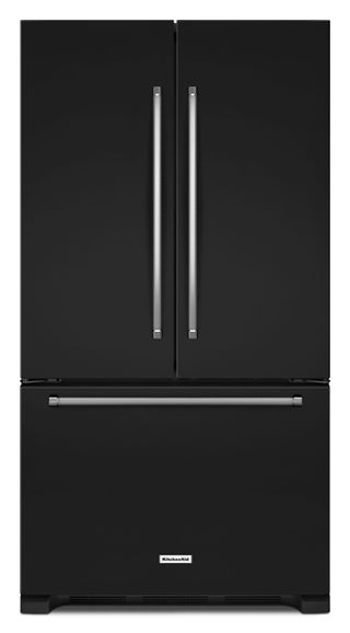 KitchenAid® 25 Cu. Ft. Black French Door Refrigerator