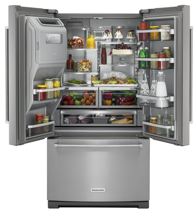 KitchenAid® 26.8 Cu. Ft. Stainless Steel French Door Refrigerator ...