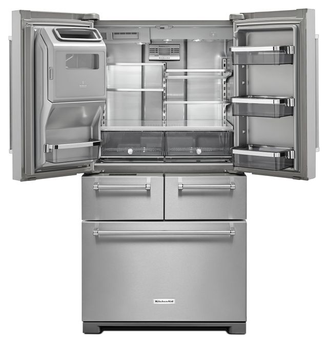 KitchenAid 4 Piece Kitchen Package with a 25.8 Cu. Ft. Stainless Steel French Door Refrigerator-2