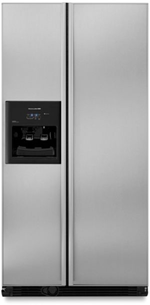 KitchenAid&reg; 24.5 cu. ft. Side by Side Refrigerator - Stainless Steel 0