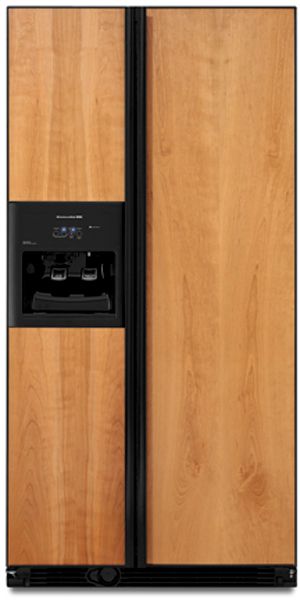 KitchenAid&reg; 24.5 cu. ft. Side by Side Refrigerator - Black 0