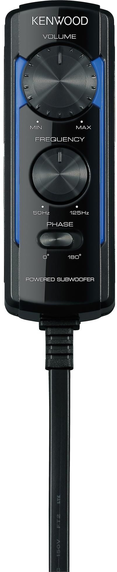 Kenwood 8-1/4" x 5-1/8" Powered Subwoofer 3