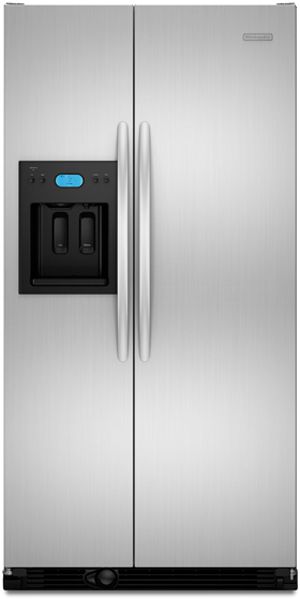 KitchenAid Architect Series II - 23 cu. ft..1 cu. ft. Counter-Depth Side by Side Refrigerator - Stainless Steel 0