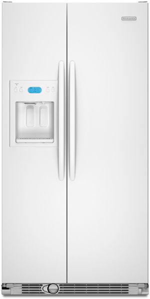 KitchenAid Architect Series II - 23 cu. ft..1 cu. ft. Counter-Depth Side by Side Refrigerator - White 0