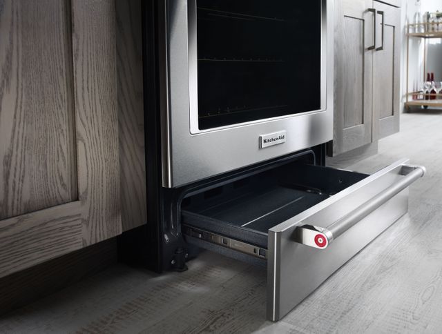 KitchenAid® 30" Stainless Steel Slide In Electric Convection Range 3