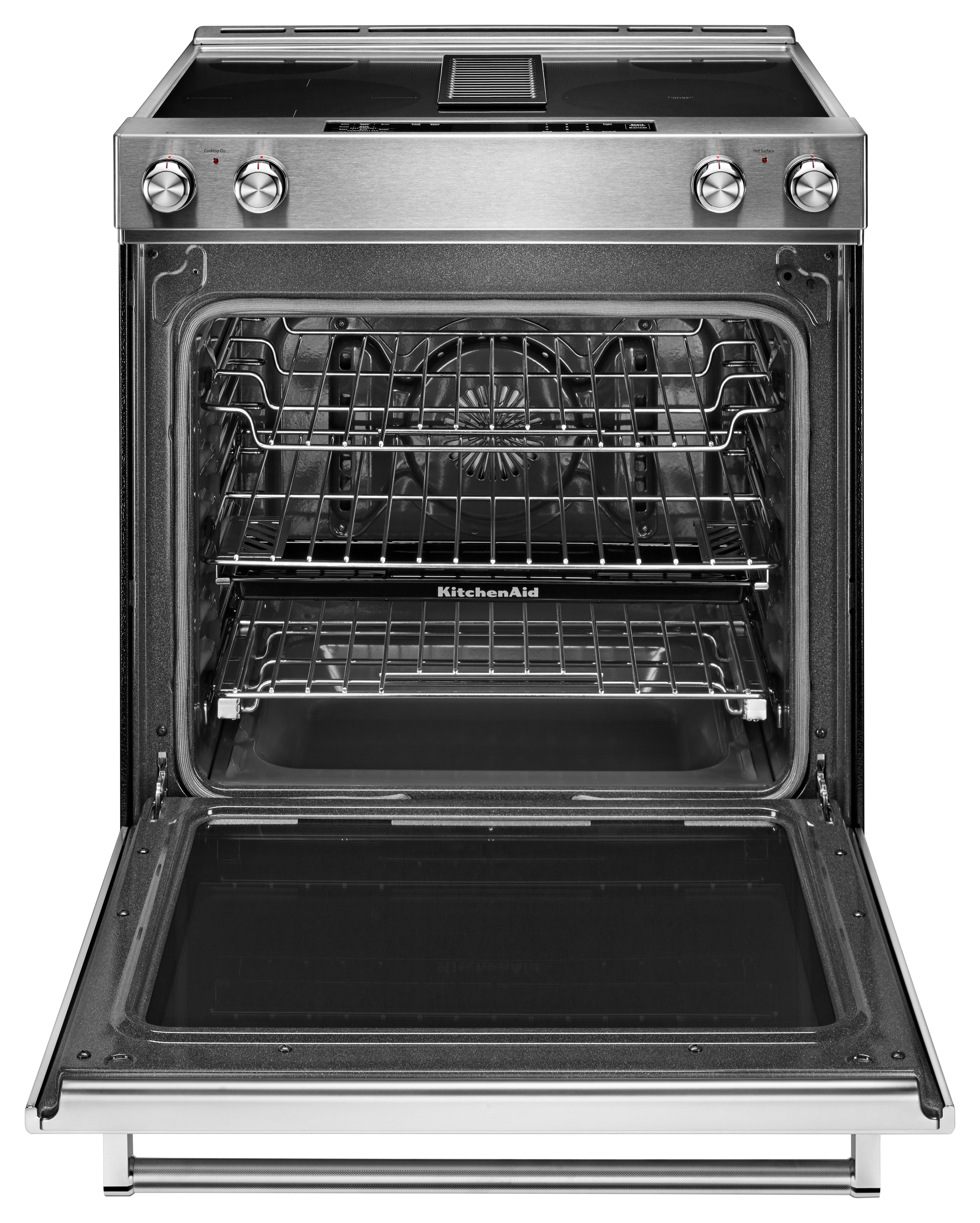 KitchenAid® 30" Stainless Steel Slide In Electric Downdraft Range ...