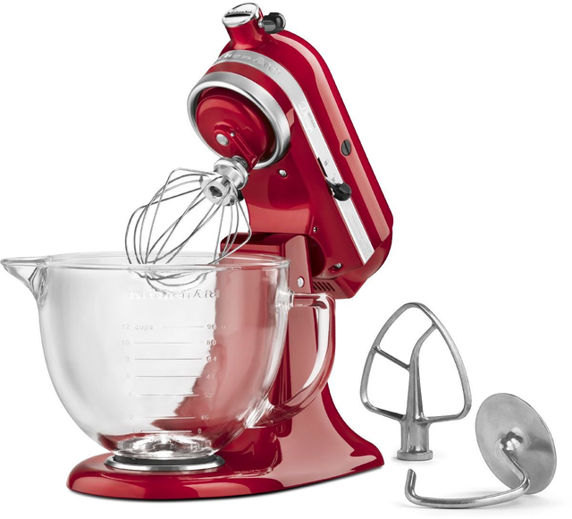 KitchenAid® Artisan® Design Series Candy Apple Red Stand Mixer 1