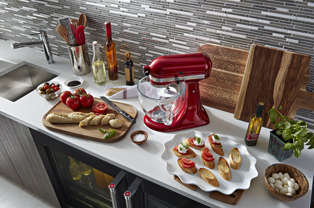 KitchenAid® Artisan® Design Series Candy Apple Red Stand Mixer 4
