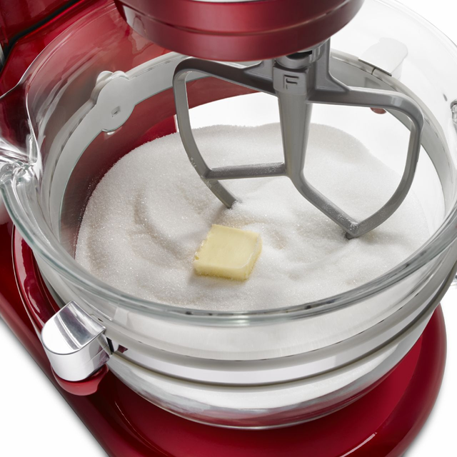 KitchenAid® Professional 6500 Design™ Series Stand Mixer-Frosted Pearl White 3