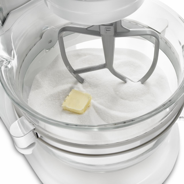 KitchenAid® Professional 6500 Design™ Series Stand Mixer-Frosted Pearl White 17