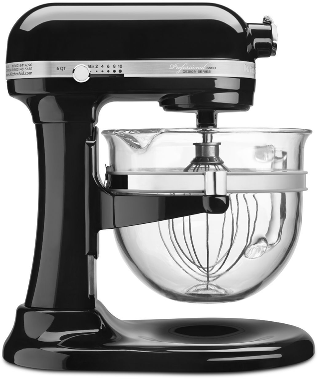 KitchenAid® Professional 6500 Design™ Series Stand Mixer-Frosted Pearl White 9