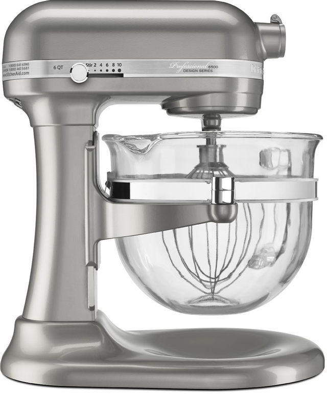 KitchenAid® Professional 6500 Design™ Series Stand Mixer-Sugar Pearl Silver 0