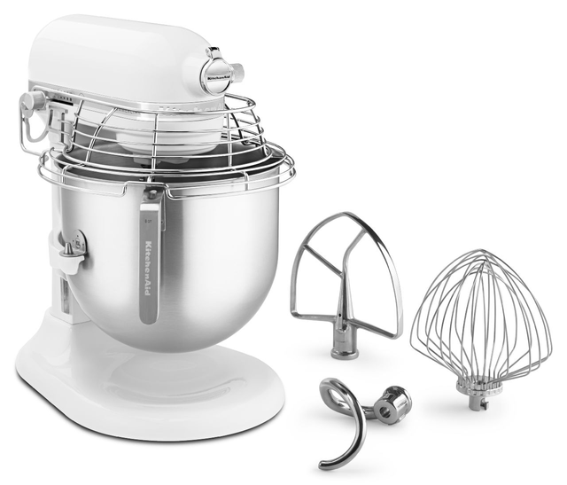 KitchenAid® Commercial Series White Stand Mixer 4