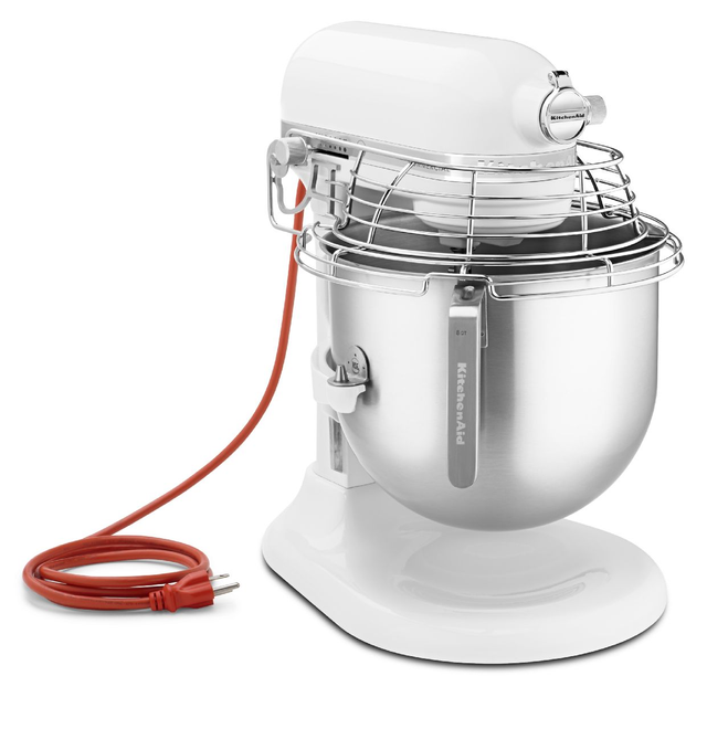 KitchenAid® Commercial Series White Stand Mixer 5