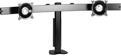 Chief® Black Widescreen Dual Monitor Horizontal Desk Clamp Mount ...