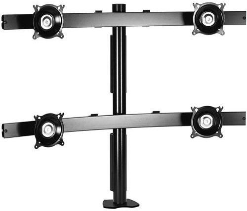 Chief® Black Widescreen Quad Monitor Desk Clamp Mount | Steiner's Audio ...