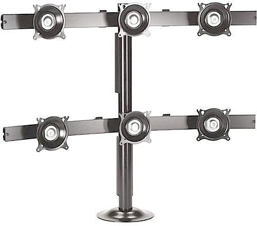 Chief® Silver Six Monitor Grommet Mount 1