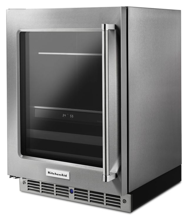 KitchenAid® 4.8 Cu. Ft. Stainless Steel Wine Cooler Aztec Appliance