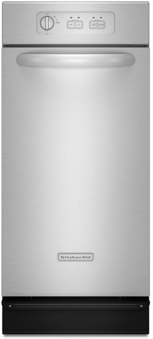 KitchenAid - 1.4 Cu. ft. Built-in Trash Compactor - Stainless Steel