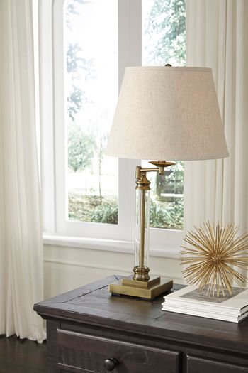 Ashley® Glass Table Lamp (1/CN)