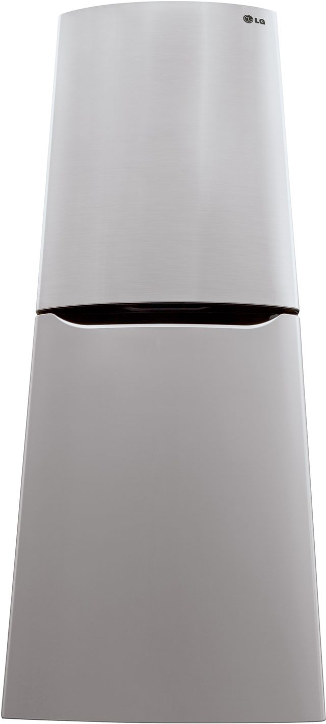 LG 10 Cu. Ft. Bottom Freezer Refrigerator-Platinum Silver 9