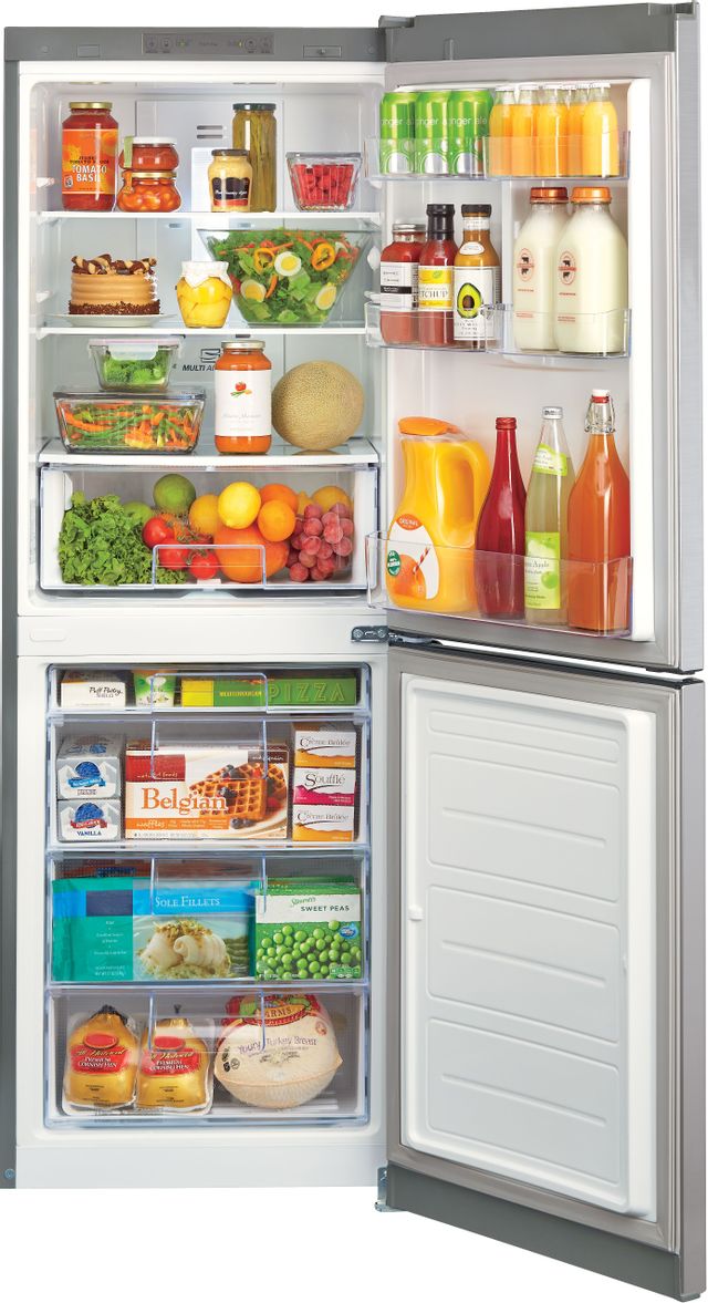 LG 10 Cu. Ft. Bottom Freezer Refrigerator-Platinum Silver 2