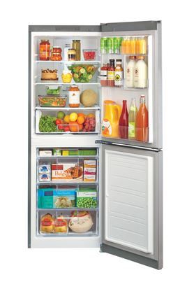 LG 10 Cu. Ft. Bottom Freezer Refrigeration-White 1