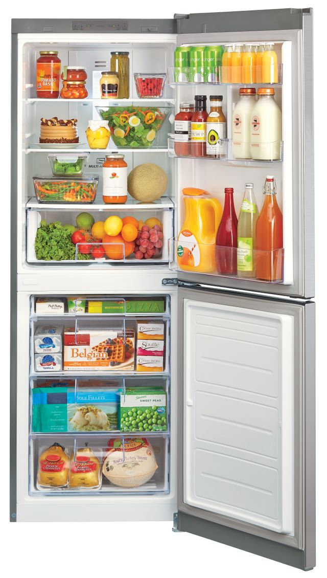 LG 10.1 Cu. Ft. Platinum Silver Bottom Freezer Refrigerator 2