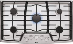 LG 36" Stainless Steel Gas Cooktop-LCG3611ST