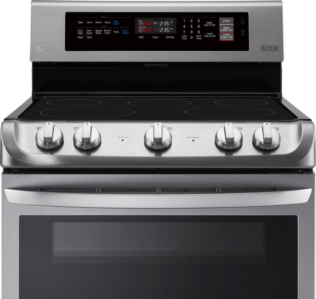 LG 30" Freestanding Double Electric Range-Stainless Steel 5