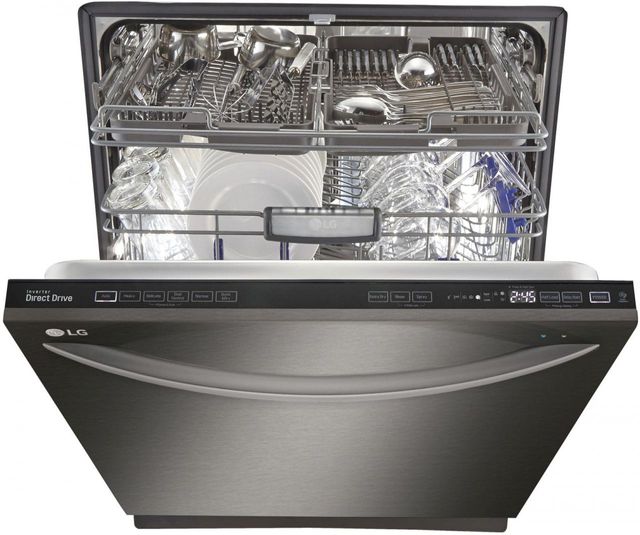 LG 24" Built In Dishwasher-Black Stainless Steel 1