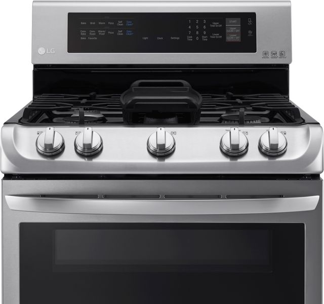 LG 29.88" Stainless Steel Free Standing Gas Double Oven Range 3