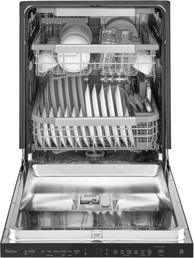 LG 24" Top Control Built-In Dishwasher-Black 9